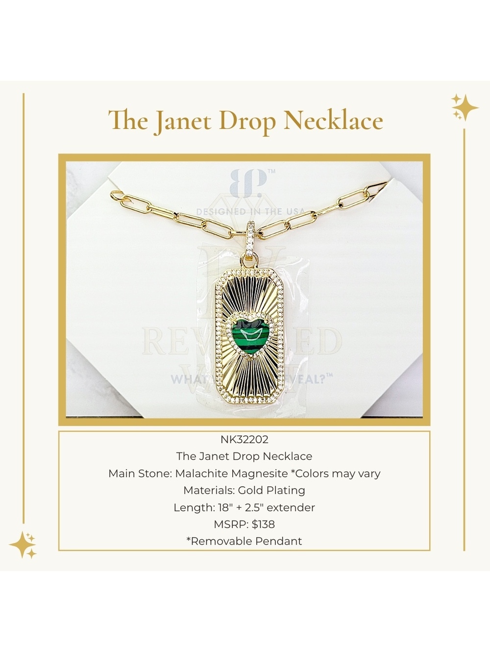 The Janet Drop Necklace - OG